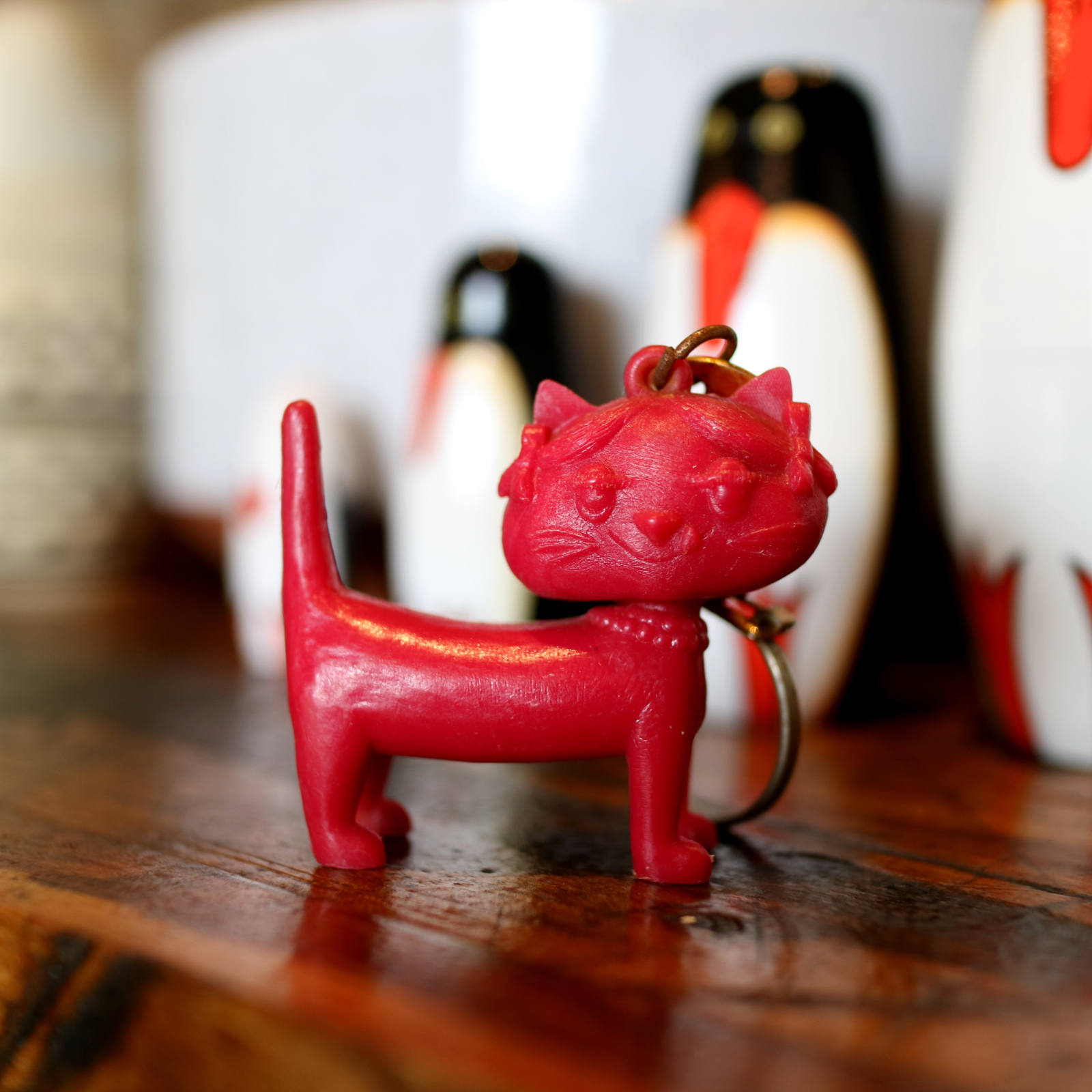 フレンチキーホルダー「Unimel ユニメル」猫 \"5個セット!!\" Unimel ユニメル 猫 ネコ ねこ フレンチキーホルダー | ブルボン