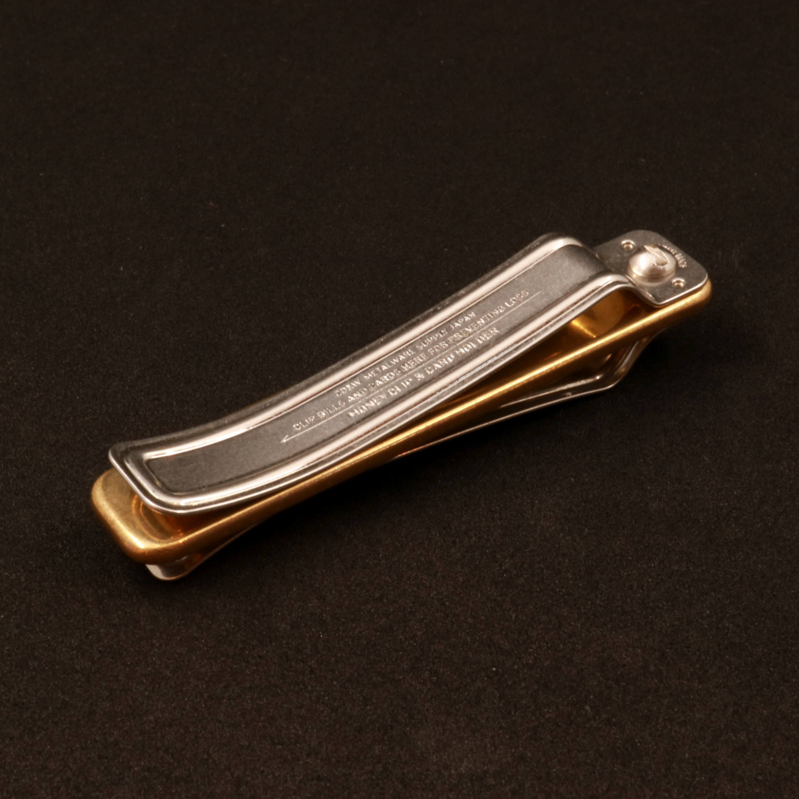 CANDY DESIGN & WORKS - 「Brownie」マネークリップ/ニッケル×ブラス