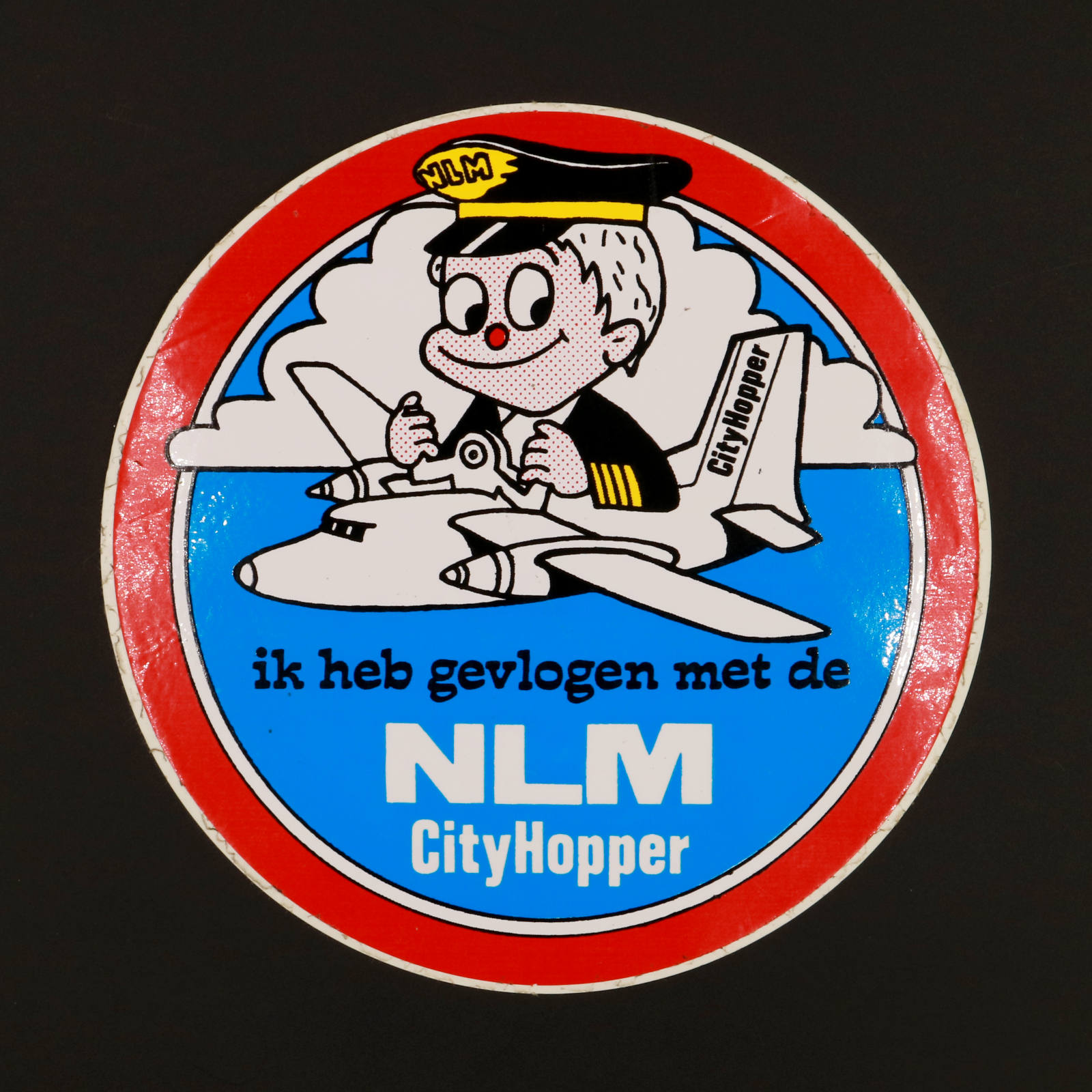 Nlm City Hopper ヴィンテージステッカー オランダ Corne コルネ