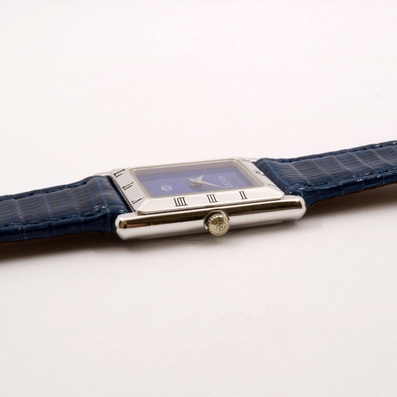 4200SL STERLING」VINTAGE WATCH BLUE DIAL with SILVER925 CASE